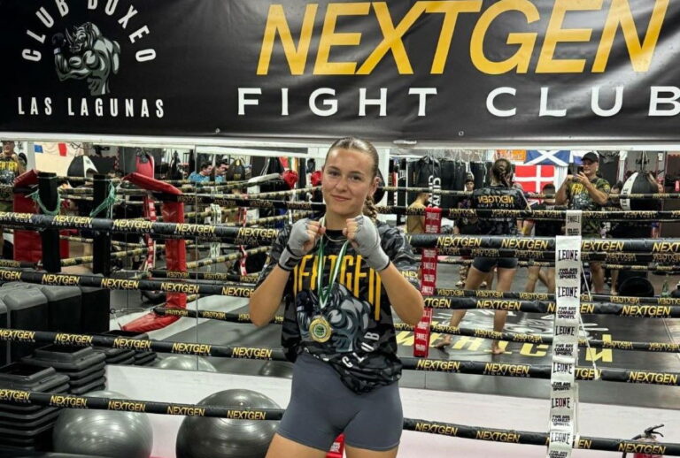 Kickboxing champion after four fights
