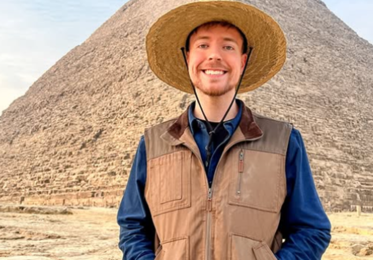 YouTube star MrBeast explores Egypt’s pyramids