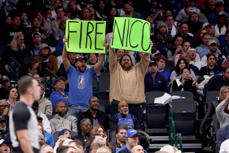 Mavericks GM Nico Harrison hears ‘Fire Nico’ chants from fans at SMU game