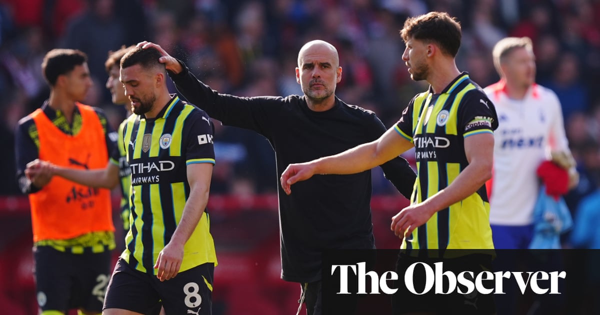 Guardiola admits Manchester City’s Champions League hopes in balance