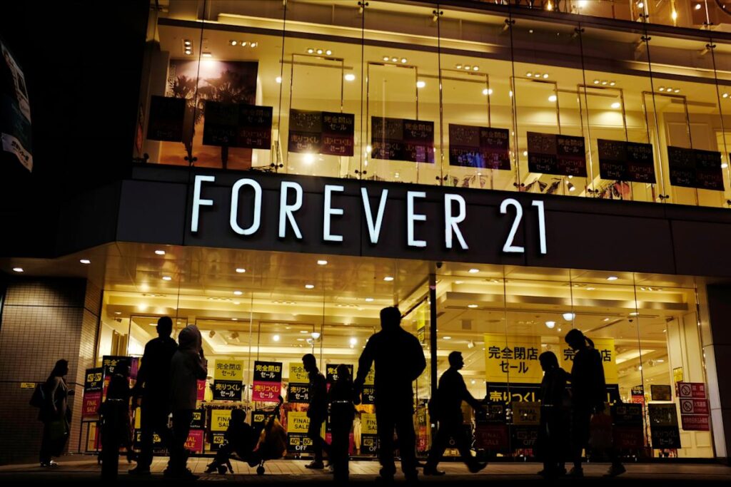 Forever No More. Operator of mall staple Forever 21 files for bankruptcy protection