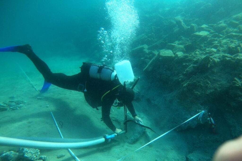 An ancient port discovered in Greece