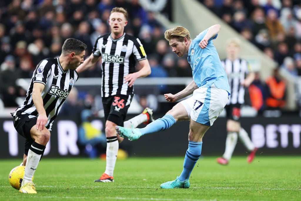 De Bruyne, attempting a trademark through ball, was not afraid to go for the spectacular