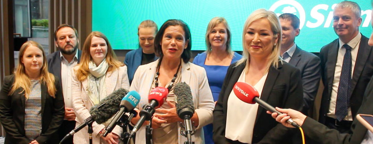 Sinn Fein seeks EU for Ireland unity