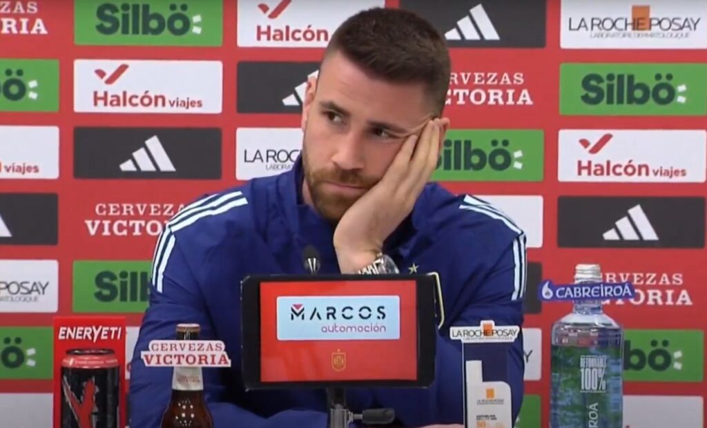 Unai Simon disagreement with journalist explained