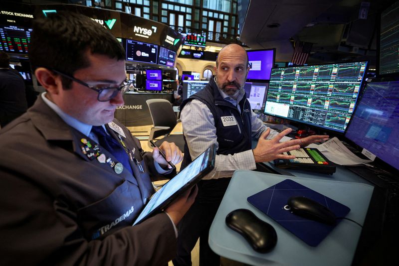 Stocks jump with tech shares; dollar dips after recent gains
