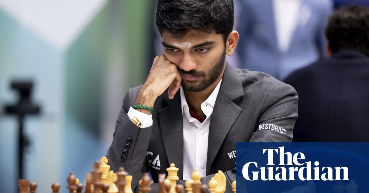 Chess: top-seeded world champion Gukesh Dommaraju struggles at Bucharest