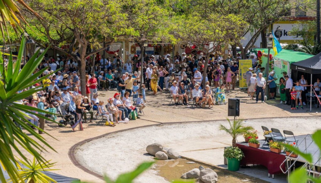 Multicultural celebration in Estepona