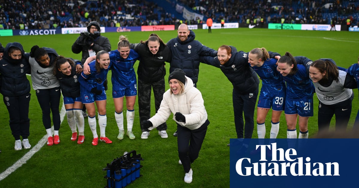 Sonia Bompastor reacts to Chelsea’s sixth consecutive WSL title win – video