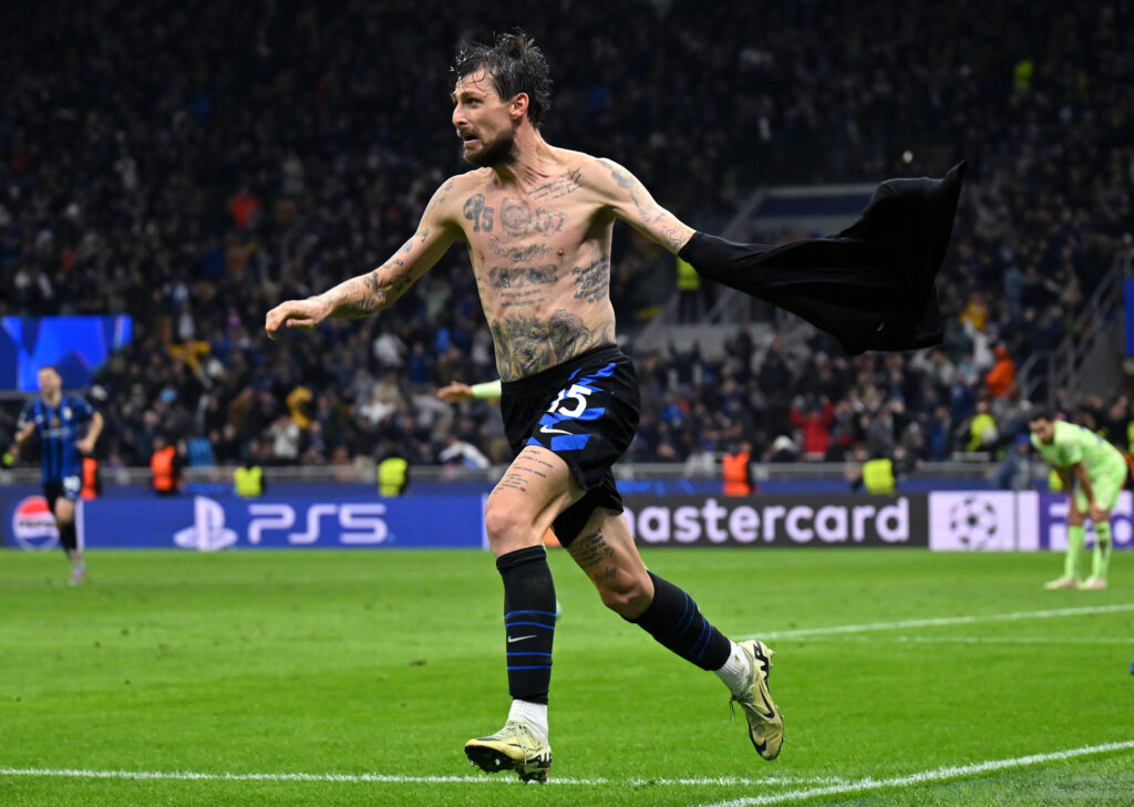 Francesco Acerbi stands out in Inter Milan 4-3 Barcelona win