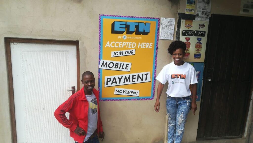 Shops in Uganda and South Africa began accepting ETN many years ago | Photo: Instagram