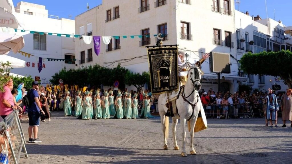 Moors and Christian March in Mojacar.