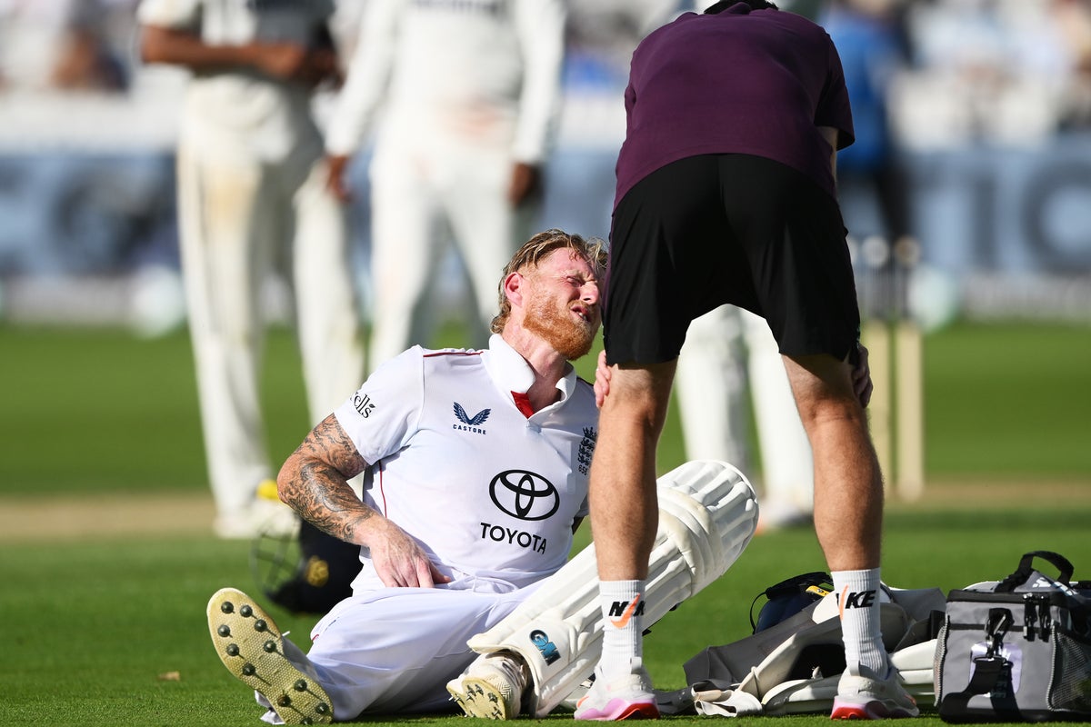 England left sweating on Ben Stokes fitness after injury scare against India