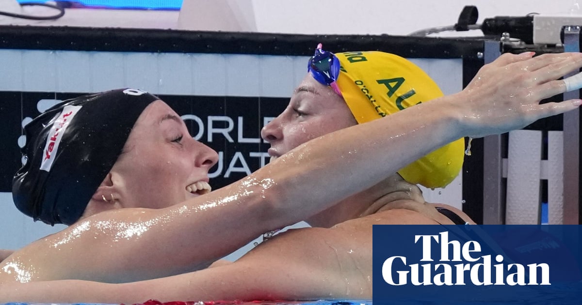 Mollie O’Callaghan denied sprint double by Marrit Steenbergen at worlds