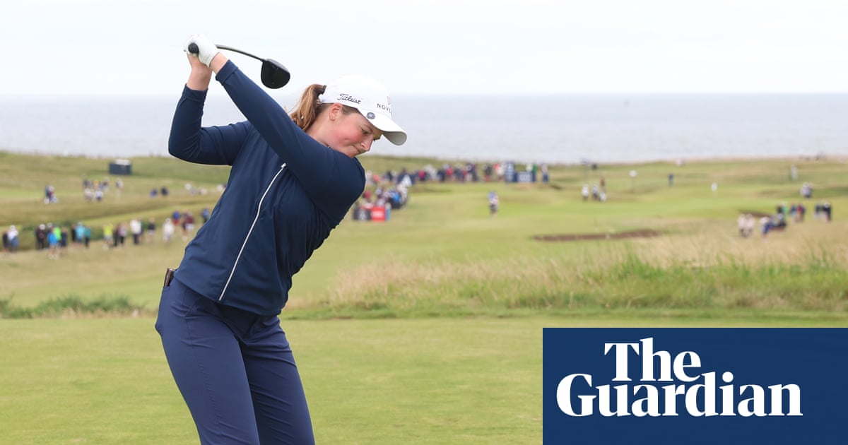 Lottie Woad’s second-round charge at Women’s Open undone by triple bogey
