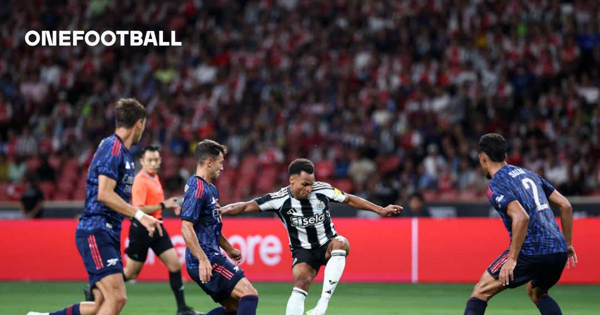 📝 Arsenal beat Newcastle in five-goal Singapore thriller