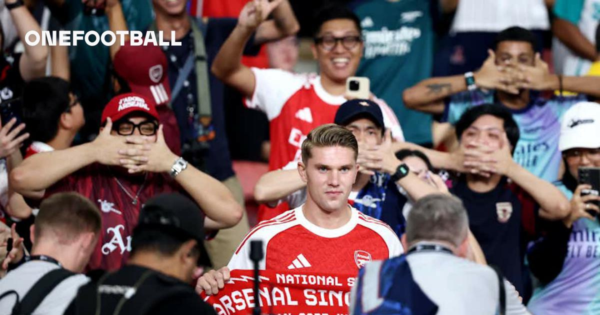 Arsenal new boy steals show in Singapore win over Newcastle without kicking a ball