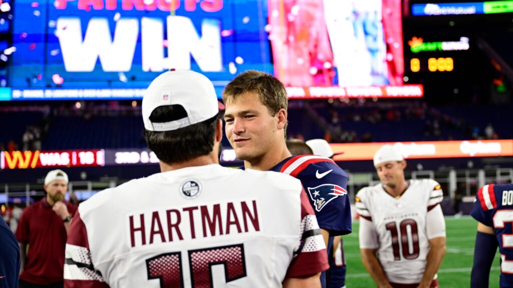 What’s one word to describe each Commanders quarterback from Week 1 of the preseason?