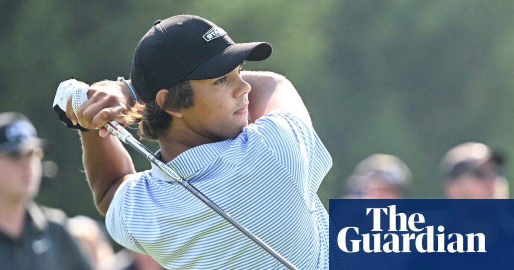 Charlie Woods, son of Tiger, hits second hole-in-one in 12 months at Junior Players
