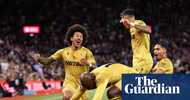 Guéhi’s stunner inspires Crystal Palace to emphatic victory at Aston Villa