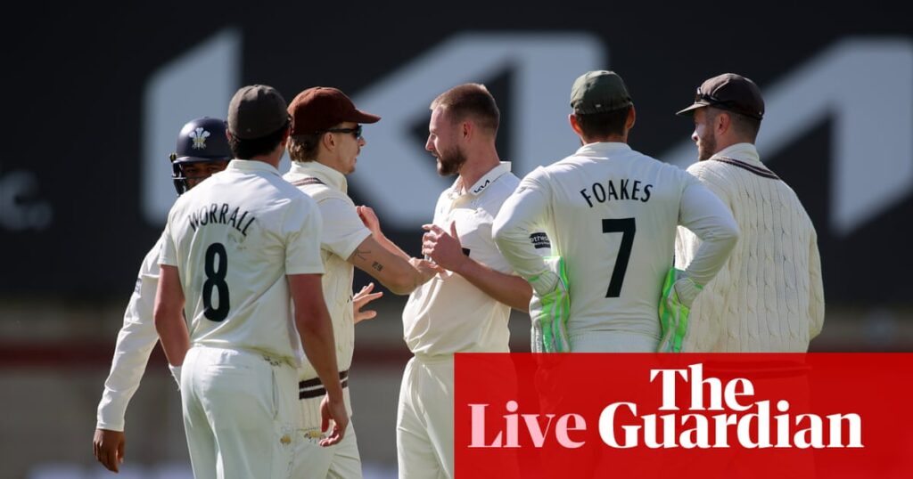Surrey restrict Notts batters as weather hits schedule: county cricket – as it happened