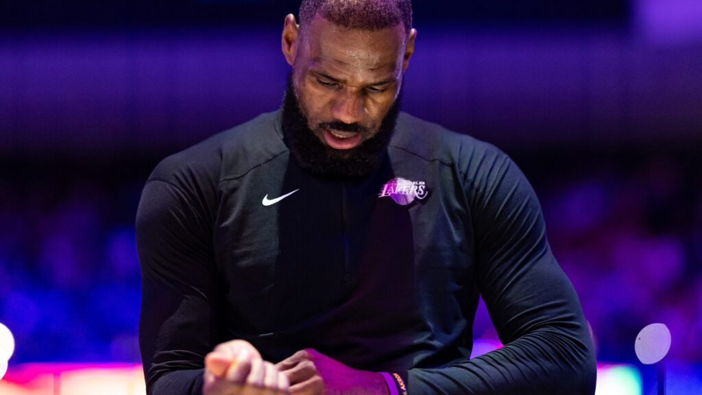 LeBron James talks about his pregame superstitions