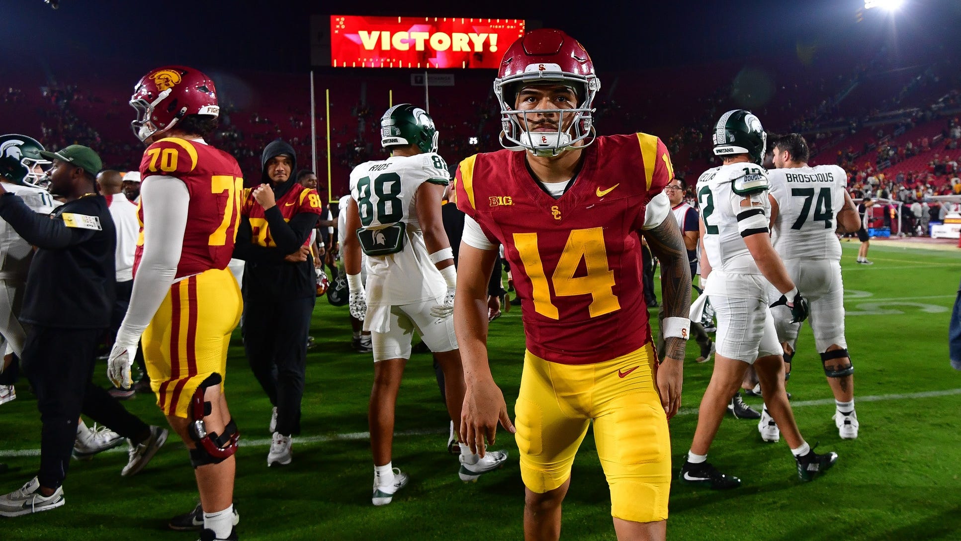 USC enters USA TODAY US LBM Coaches Poll for first time after beating Michigan State