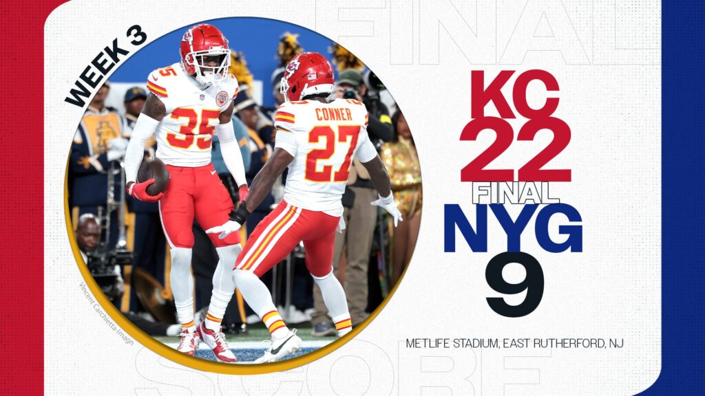 Fans turn on New York Giants as offense goes stagnant in 22-9 loss to Chiefs