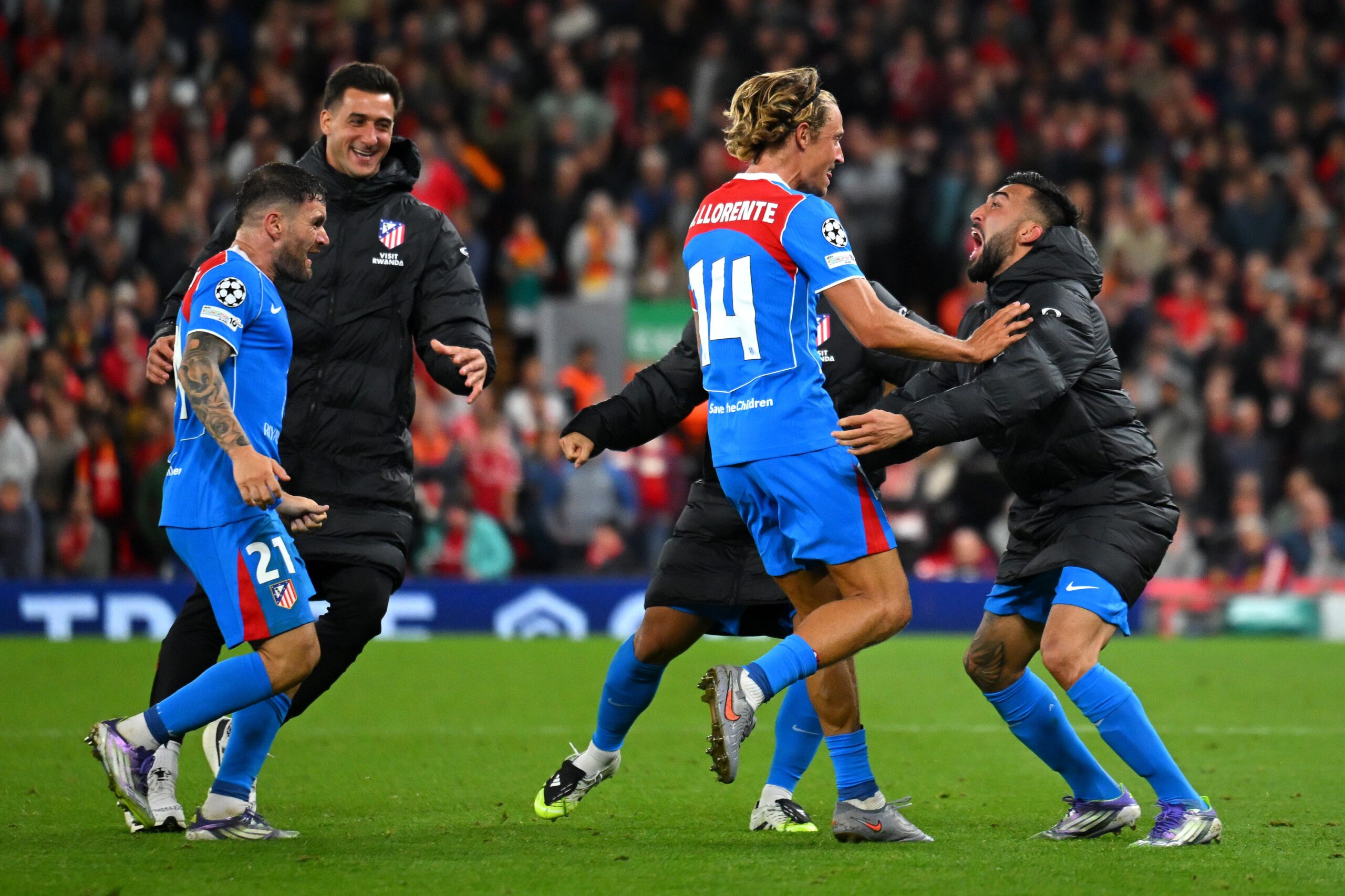 Marcos Llorente looked to have done it again for Atletico at Anfield