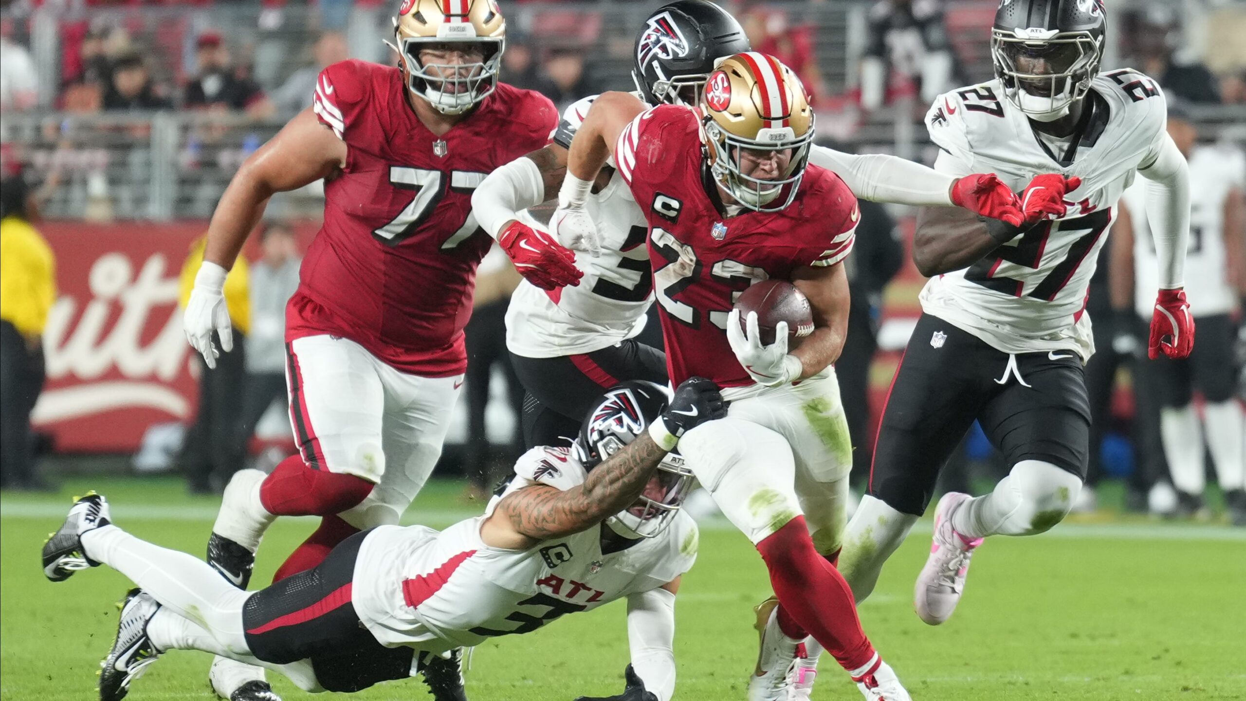 8 observations, players who stood out in 49ers gritty Week 7 win vs. Falcons