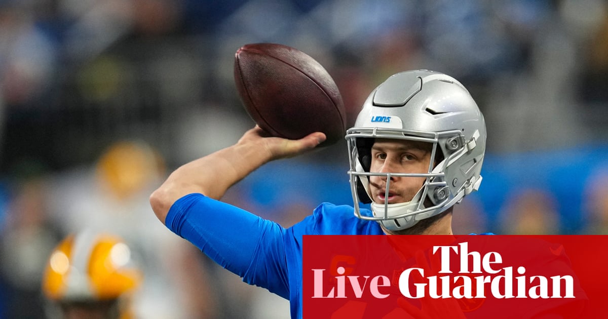 NFL on Thanksgiving: Lions v Packers updates before Cowboys v Chiefs – live