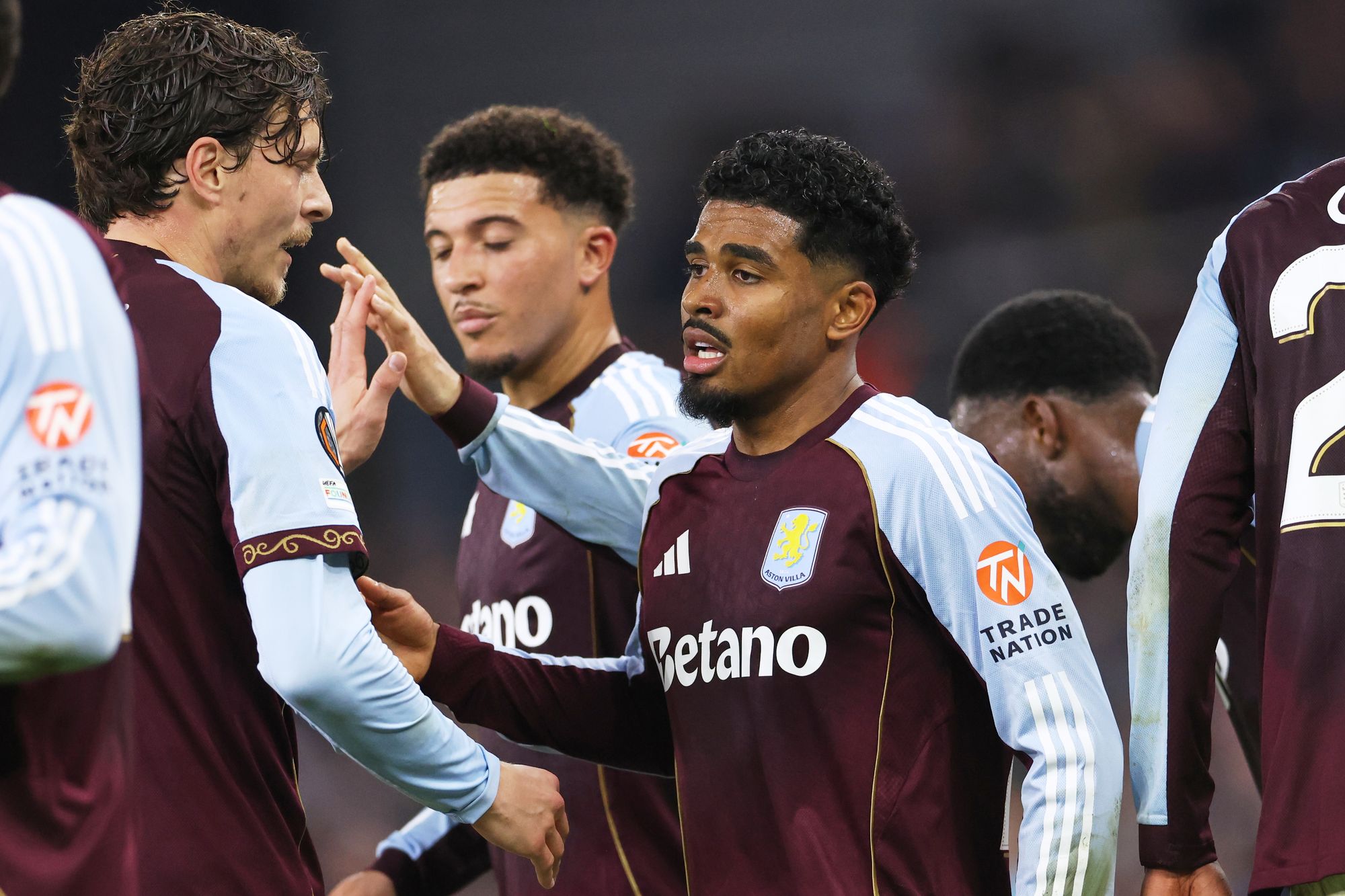 Ian Maatsen broke the deadlock for Aston Villa after a disjointed half