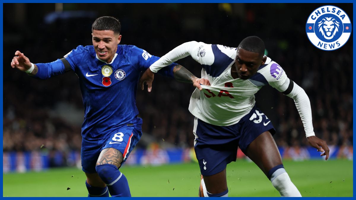 Enzo Fernandez on the ball.